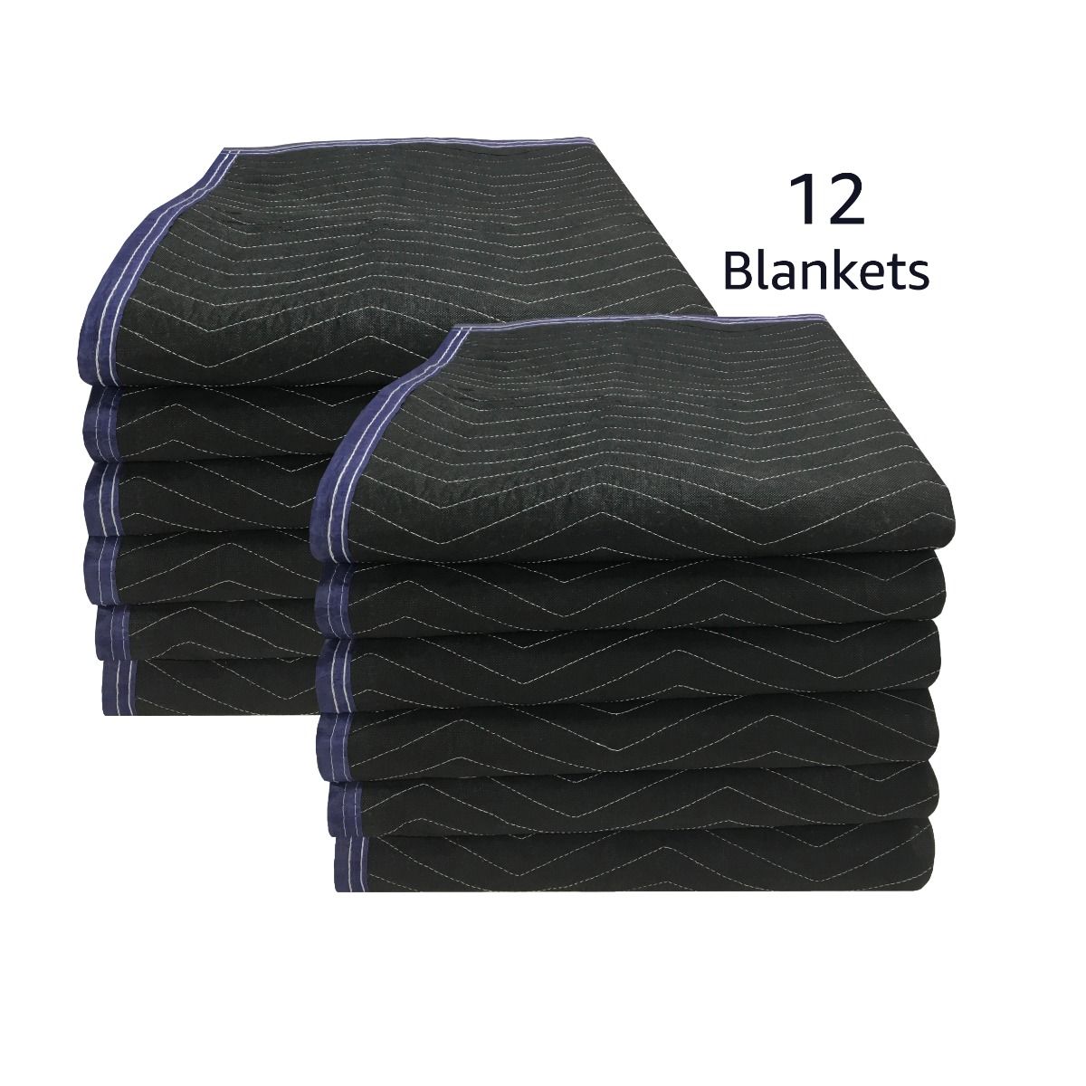 US Cargo Control MBPRO82-12PK Moving Blankets- Pro Mover 12-Pack, 82 L